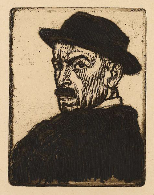 C. F. Ramuz 1925 – Portrait von Édouard Vallet