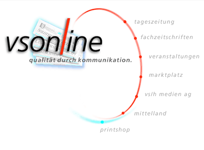 vsonline (Vogt-Schild AG Solothurn) online seit Auffahrtstag 1996, (Bild: Urs Scheidegger)